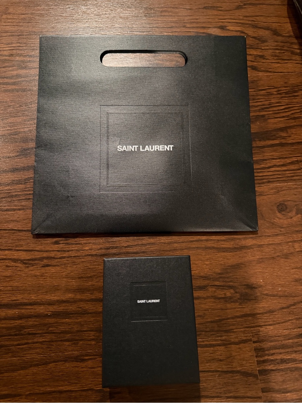 YSL shopping bag and box